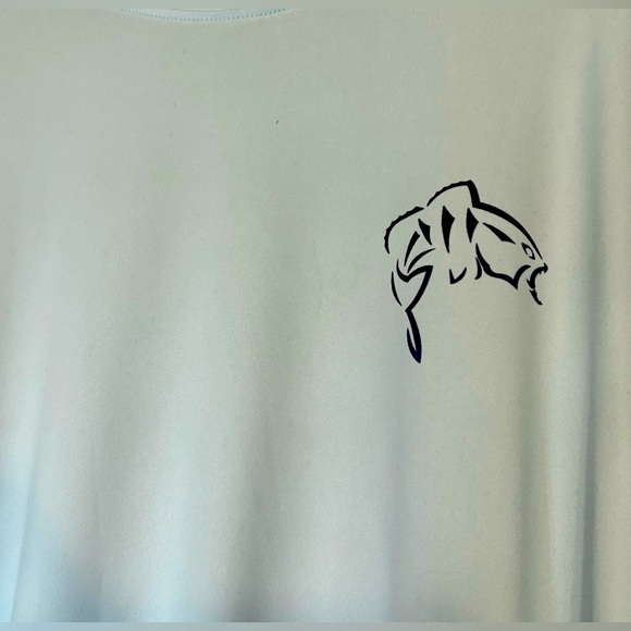 Scales Long Sleeve Crew Neck Performance Fishing Shirt. Size 2XL. - Picture 5 of 7